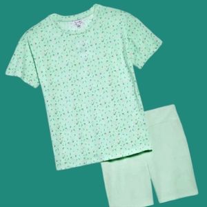 4 Items! Nordstrom LOVE FIRE 🚲 3 Piece Juniors 🚲 Shorts Set plus Tie Dye Top